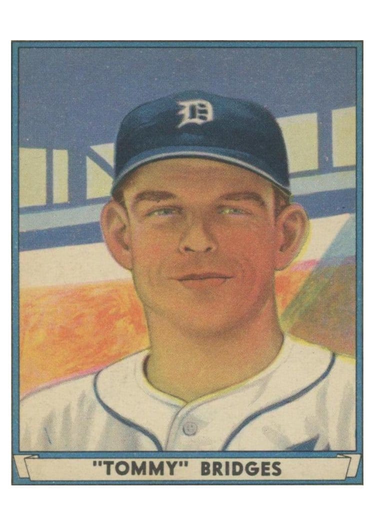 1941 Play Ball Tommy Bridges #65 card
