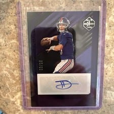 2023 Panini Limited Rookie Autographs Tommy DeVito #244 card