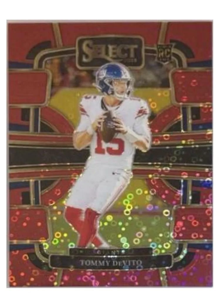 2023 Panini Select Base Set Tommy DeVito Disco Red Prizm #73 card