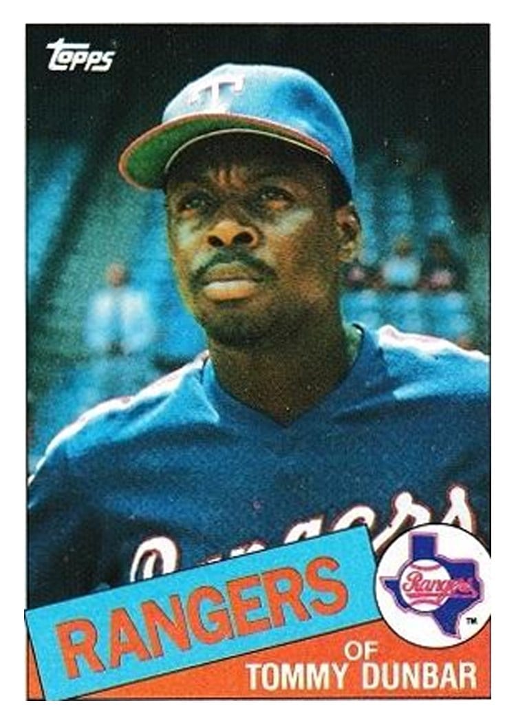 1985 Topps Tommy Dunbar #102 card