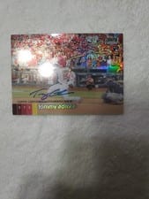 2020 Stadium Club Chrome Autographs Tommy Edman #UATE card