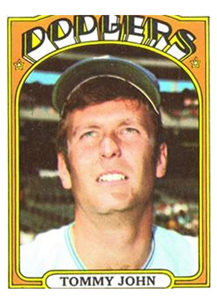 1972 Topps Tommy John #264 card