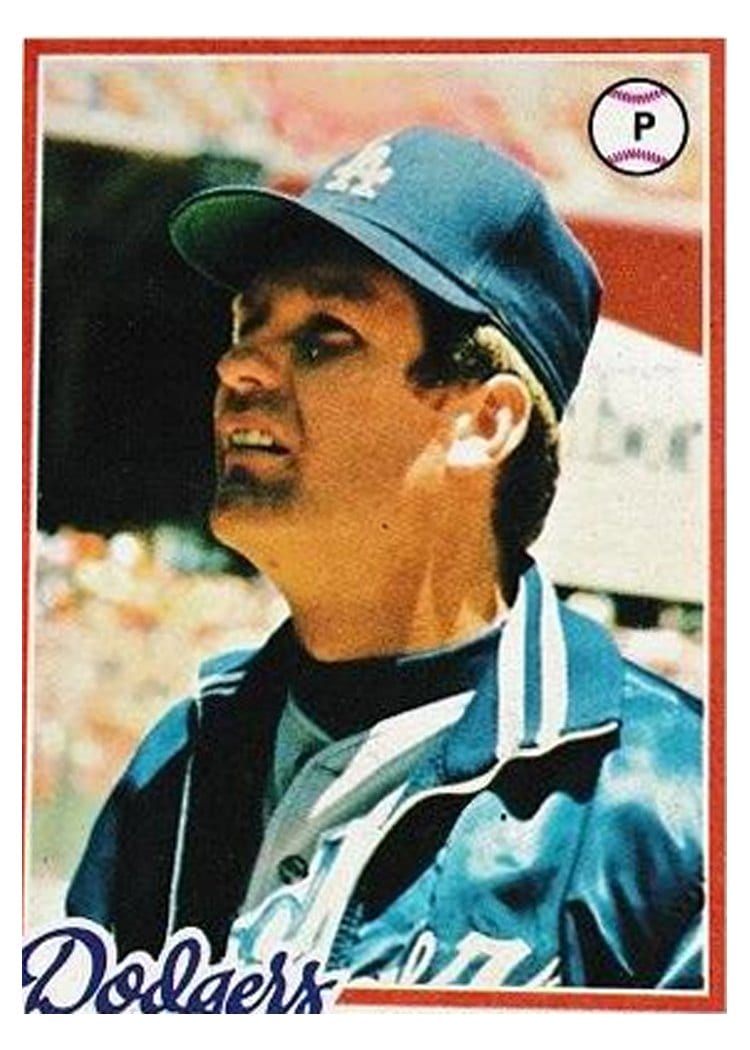 1978 Topps Tommy John #375 card