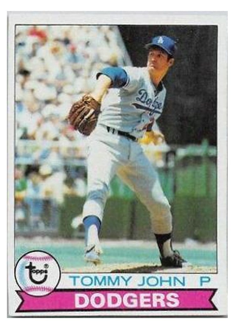 1979 Topps Tommy John #255 card