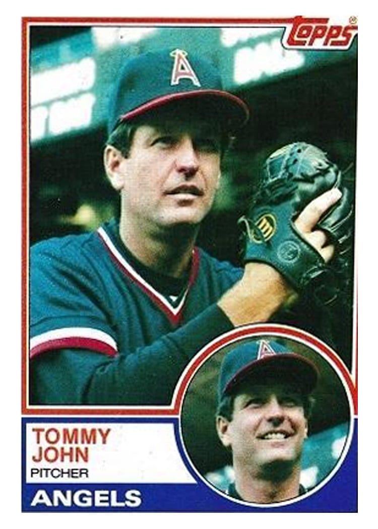 1983 Topps Tommy John #735 card