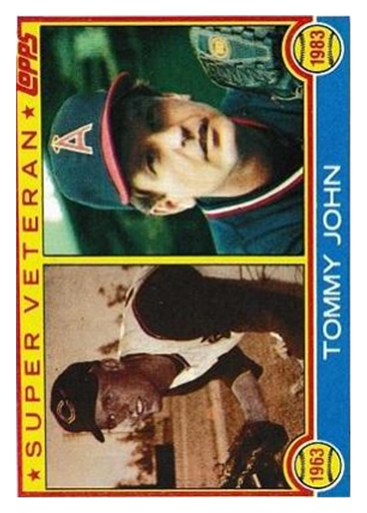 1983 Topps Tommy John #736 card