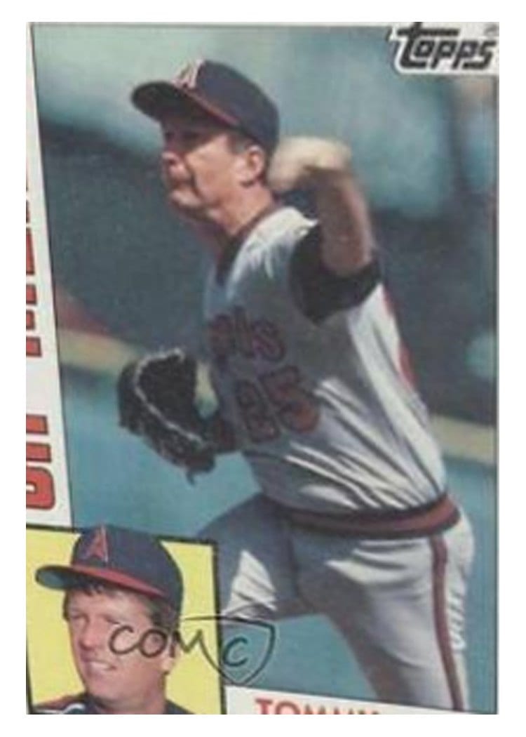 1984 Topps Tommy John #415 card