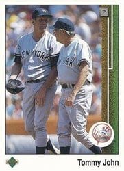 1989 Upper Deck Base Set Tommy John #230 card