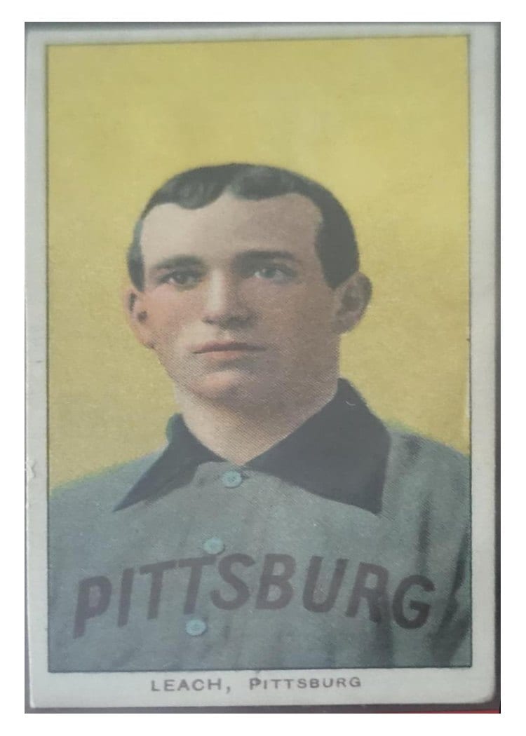 1909 T206 Sweet Caporal 150 Factory 30 Tommy Leach card