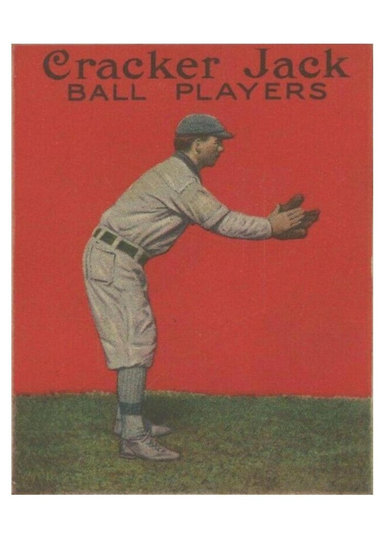 1914 Cracker Jack Tommy Leach #41 card