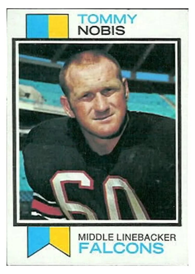 1973 Topps Tommy Nobis #385 card