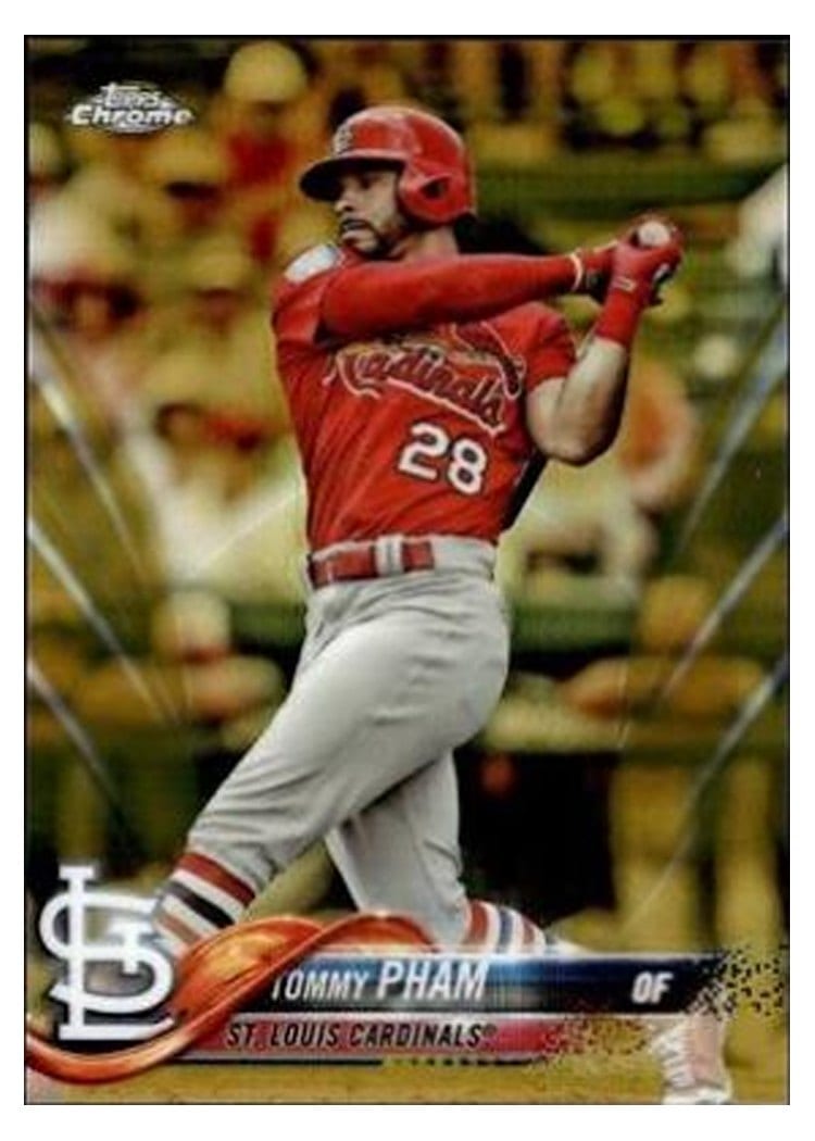 2018 Topps Chrome Base Set Tommy Pham #118 card