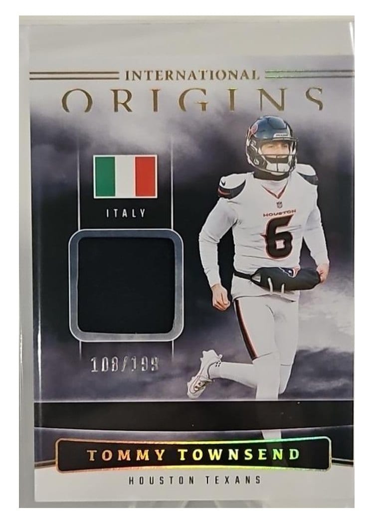 2025 Panini Origins International Origins Relics Tommy Townsend #15 card