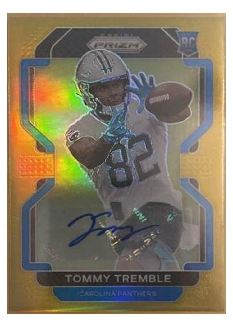 2021 Panini Prizm Base Set Tommy Tremble Gold Prizm #415 card