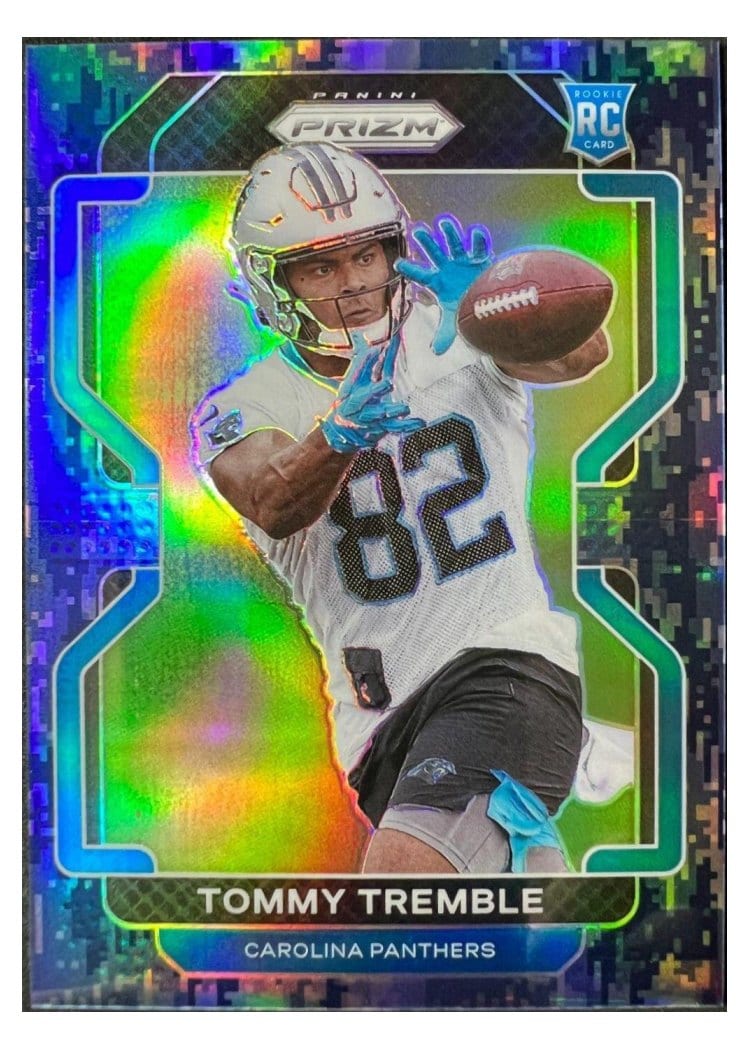 2021 Panini Prizm Base Set Tommy Tremble Navy Camo Prizm #415 card