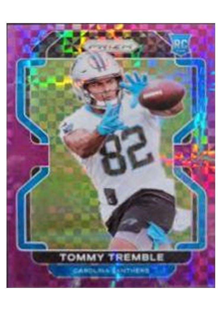 2021 Panini Prizm Base Set Tommy Tremble Purple Power Prizm #415 card