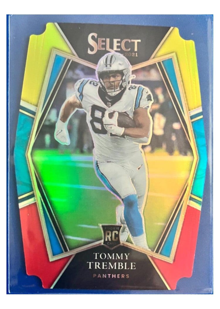 2021 Panini Select Base Set Tommy Tremble Red and Yellow Die Cut #193 card