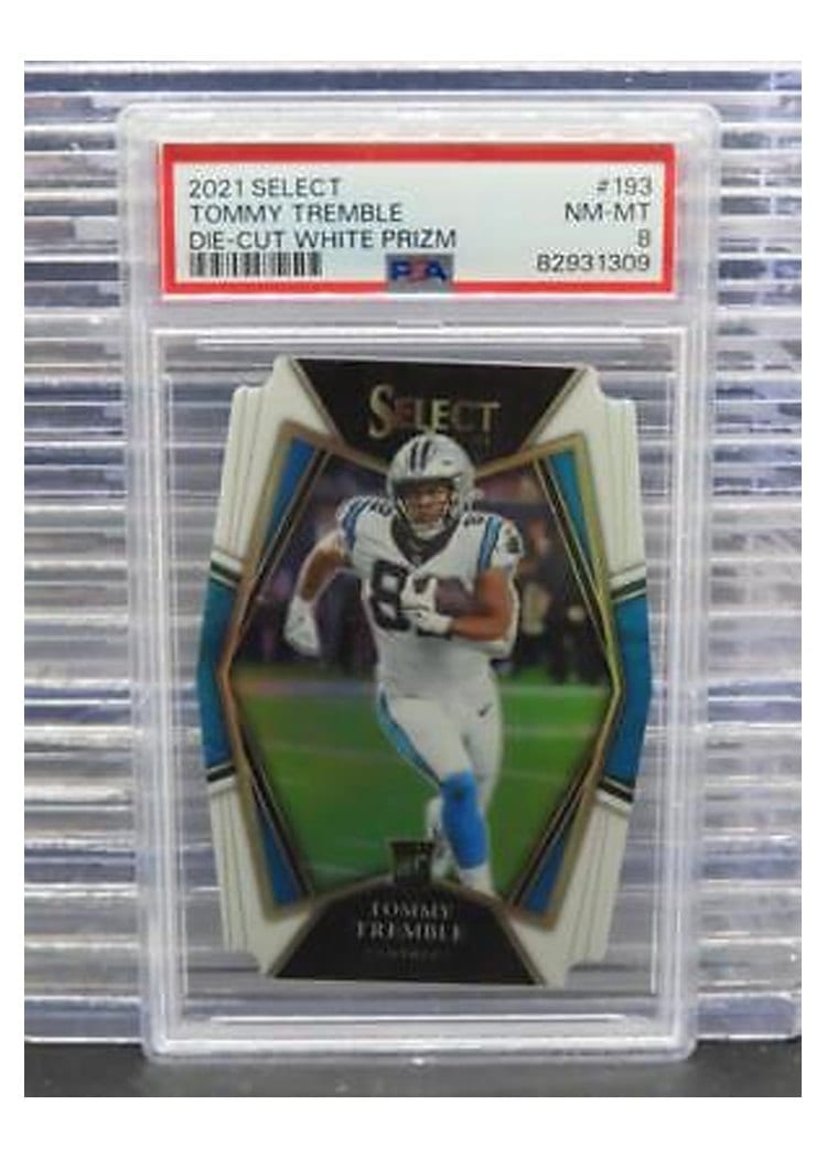2021 Panini Select Base Set Tommy Tremble White Die Cut #193 card
