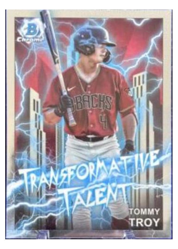 2023 Bowman Draft Transformative Talent Tommy Troy #TT-2 card