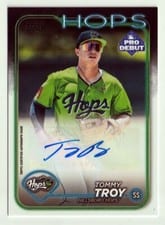 2024 Topps Pro Debut Autographs Tommy Troy #PD-166 card