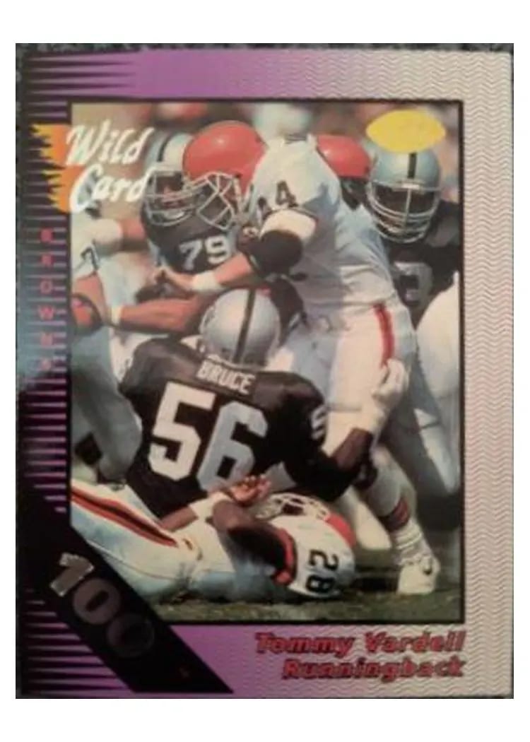 1992 Wild Card Field Force Tommy Vardell #3 card