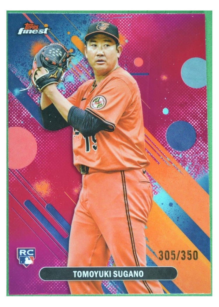 2025 Finest Base Set Tomoyuki Sugano Magenta Refractor #24 card