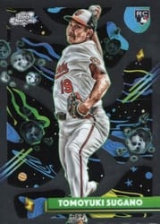 2025 Topps Cosmic Chrome Base Set Tomoyuki Sugano #152 card