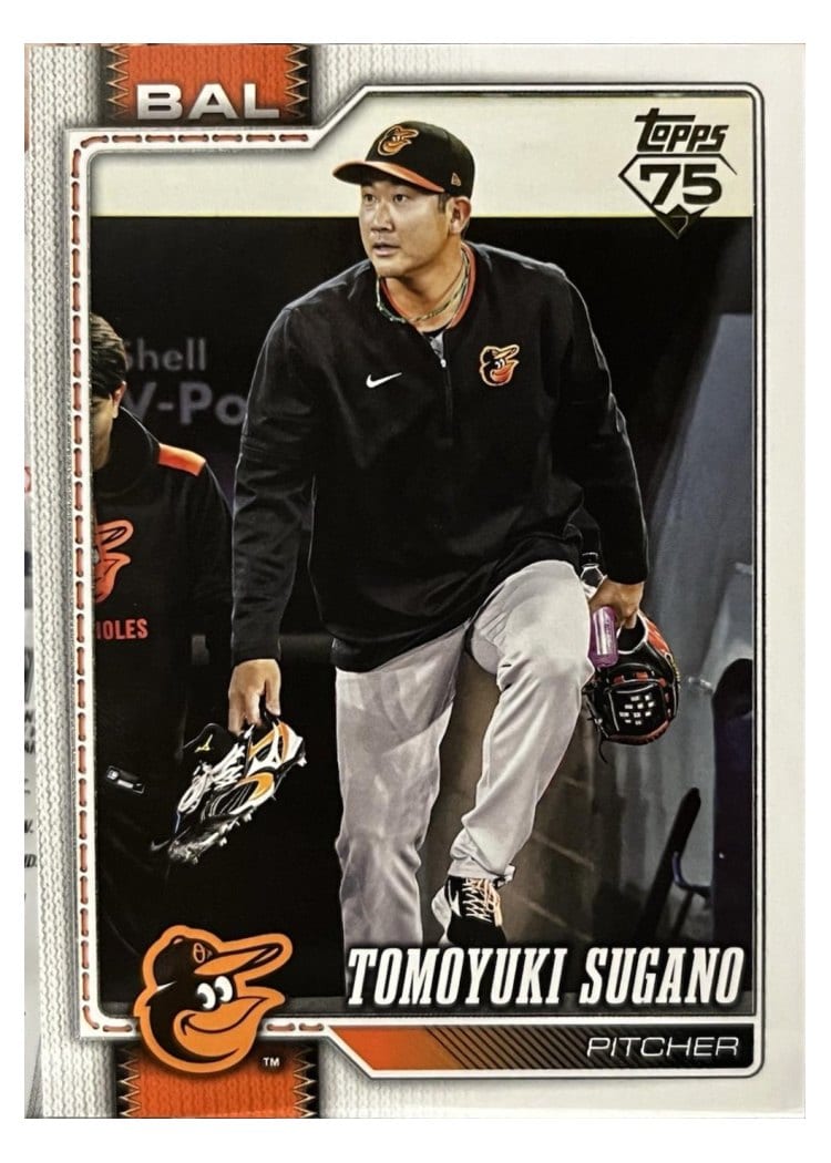 2026 Topps Base Set Tomoyuki Sugano #185 card