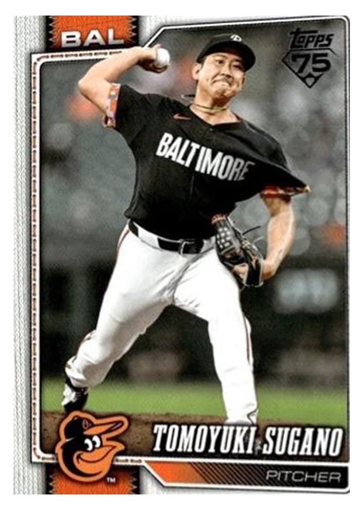 2026 Topps Base Set Tomoyuki Sugano #185 card