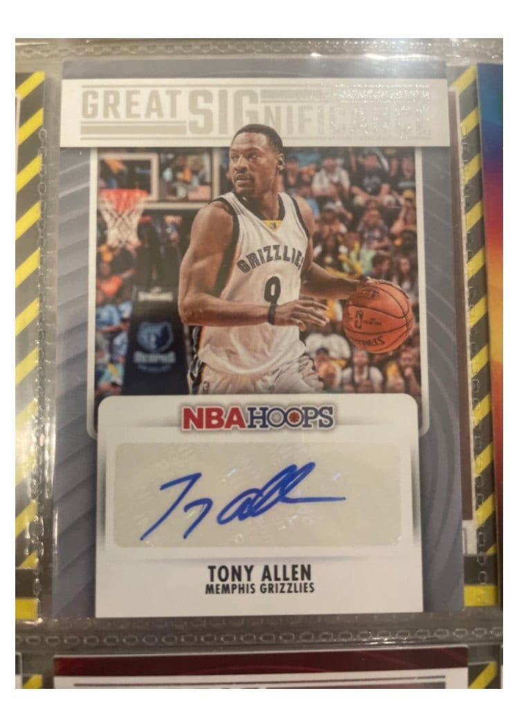 2023-24 Hoops Great SIGnificance Tony Allen #GS-ALL card