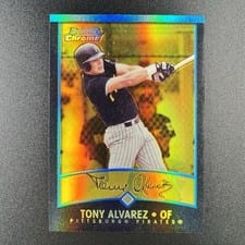 2001 Bowman Chrome Tony Alvarez #308 card