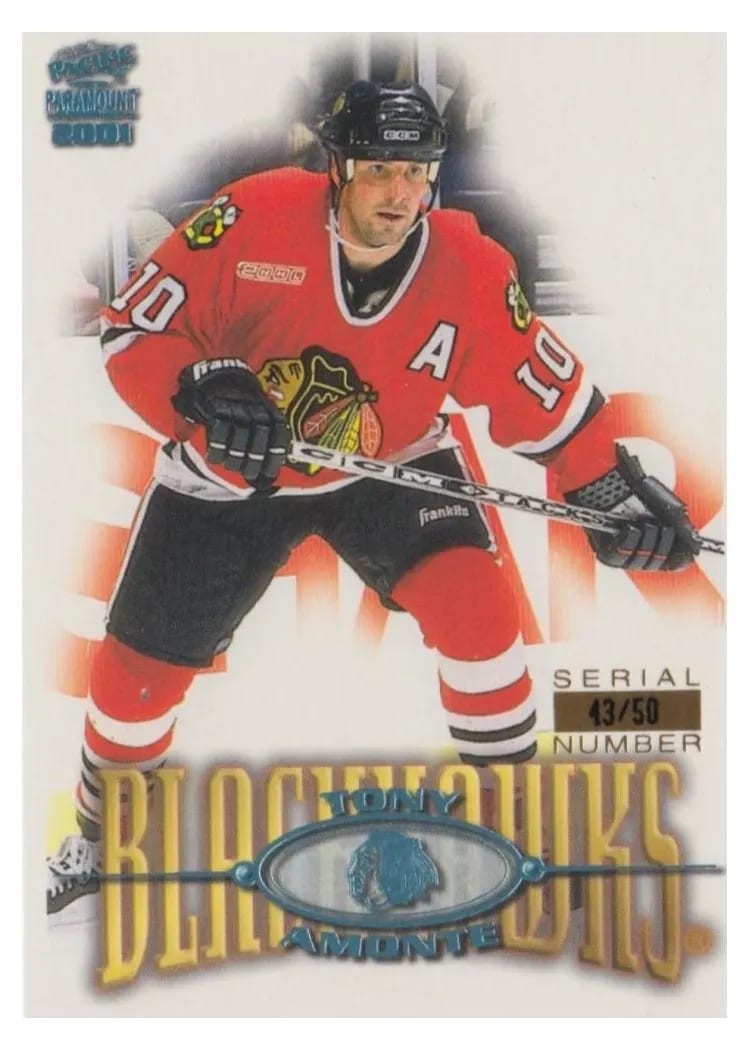 2000 Pacific Paramount Tony Amonte #48 card