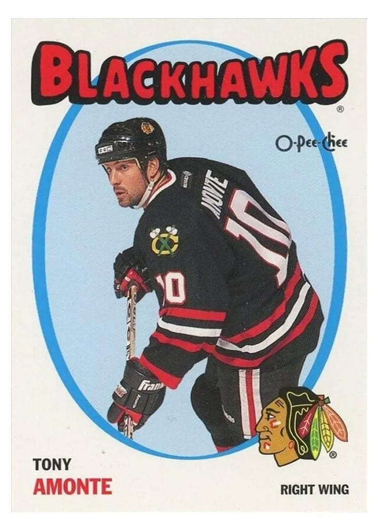 2001 O Pee Chee Tony Amonte #5 card