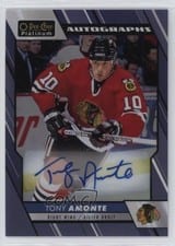 2023-24 O-Pee-Chee Platinum Blue Rainbow Autos Tony Amonte #BA-TA card