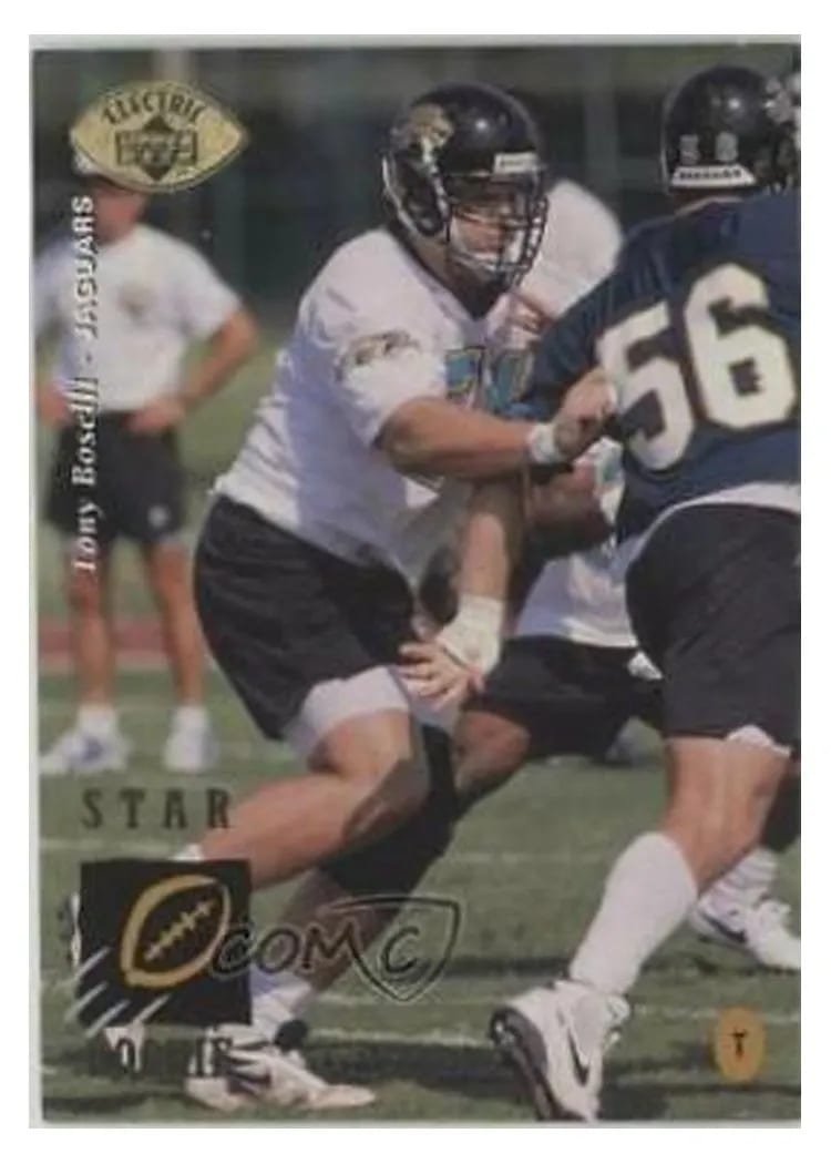 1995 Upper Deck Tony Boselli Electric Gold #2 card