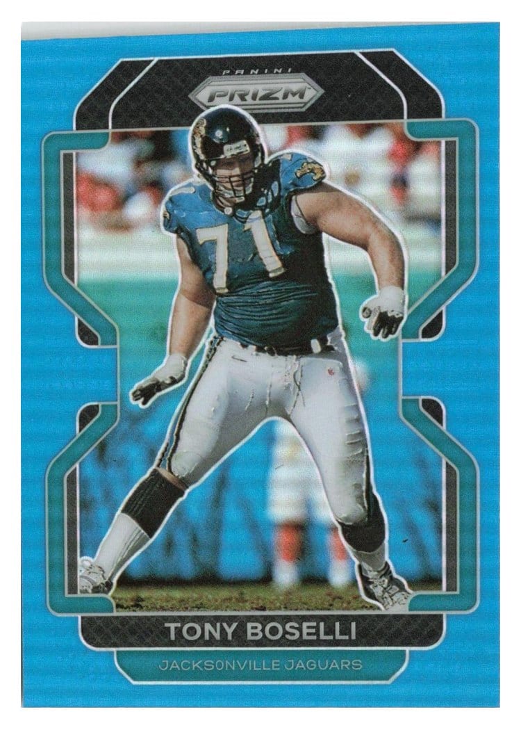 2021 Panini Prizm Base Set Tony Boselli Light Blue Prizm #20 card