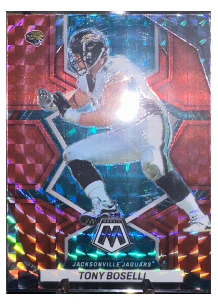 2022 Panini Mosaic Base Set Tony Boselli Red #247 card