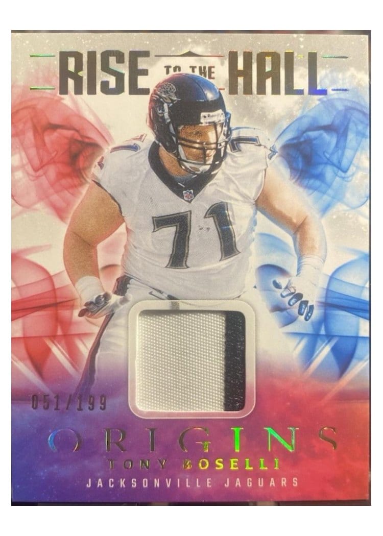 2025 Panini Origins Rise to the Hall Relics Tony Boselli #4 card