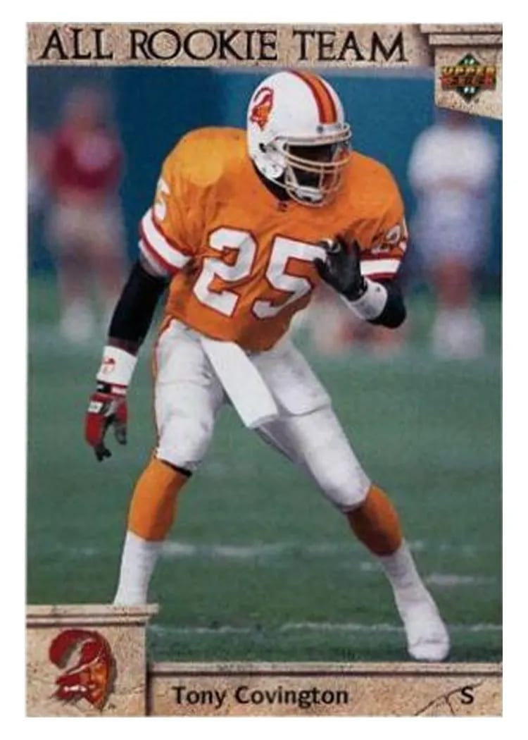 1992 Upper Deck Tony Covington #51 card