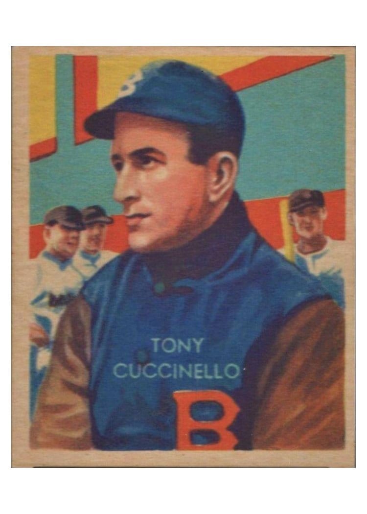 1935 Diamond Stars Tony Cuccinello #55 card