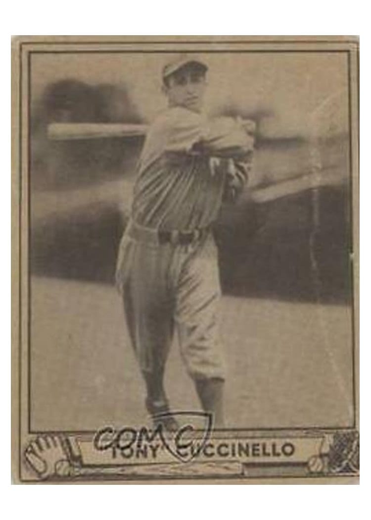 1940 Play Ball Tony Cuccinello #61 card