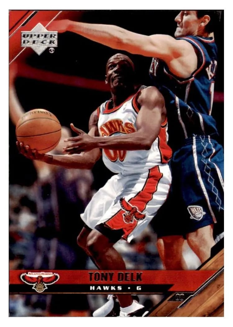 2005 Upper Deck Tony Delk #6 card