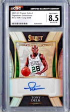 2021-22 Panini Select Signature Selections Tony Delk #SS-TDK card