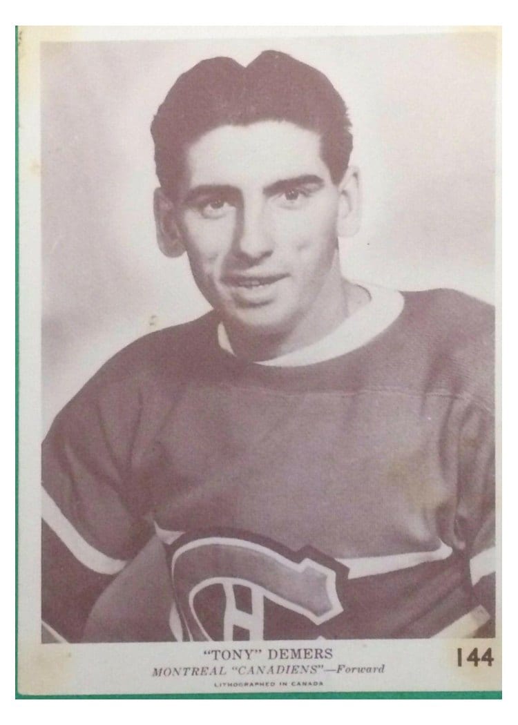 1940 O-Pee-Chee V301-2 'Tony' Demers #144 card