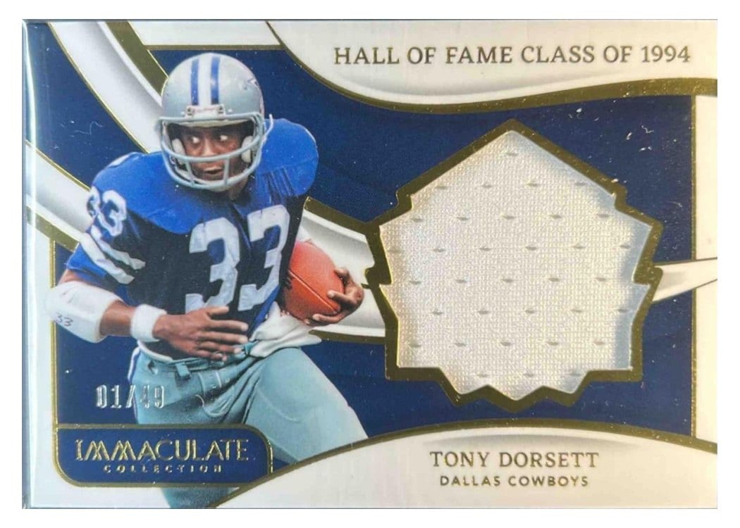 2024 Panini Immaculate Collection Immaculate HOF Jerseys Tony Dorsett #9 card