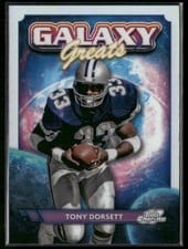 2024 Topps Chrome Cosmic Galaxy Greats Tony Dorsett #GG-33 card