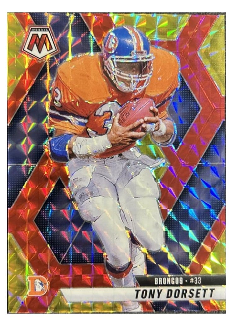 2025 Panini Mosaic Base Set Tony Dorsett #34 card