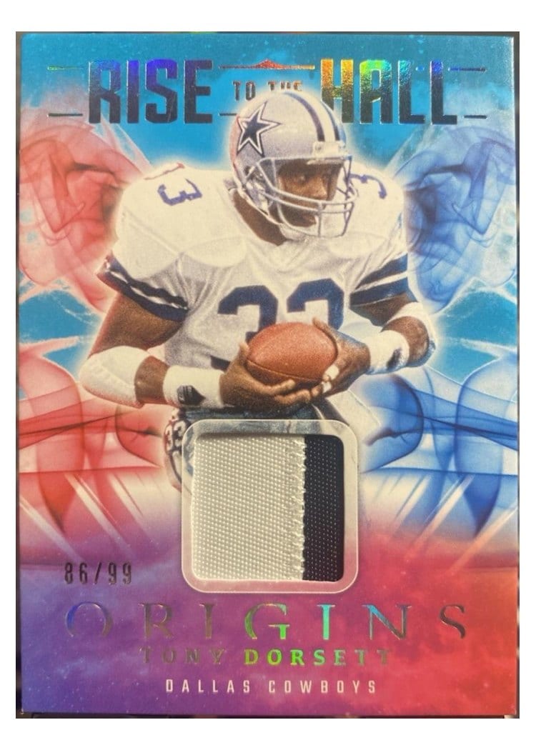 2025 Panini Origins Rise to the Hall Relics Tony Dorsett #10