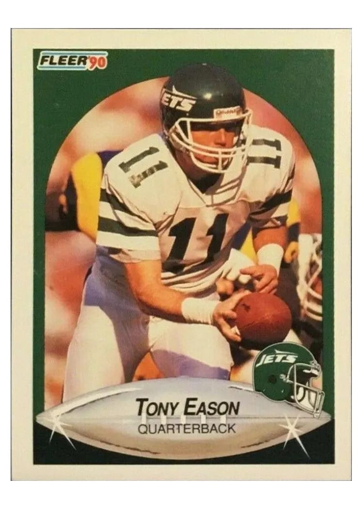 1990 Fleer Tony Eason #360 card