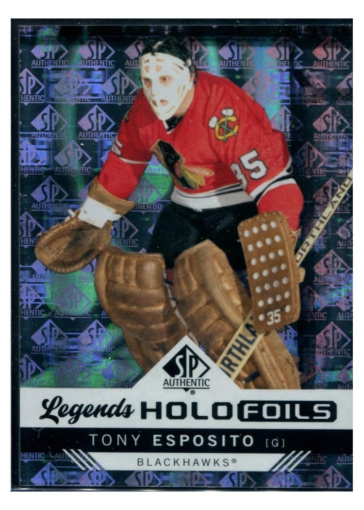 2024-25 SP Authentic Holofoil Legends Tony Esposito #HFL-35 card